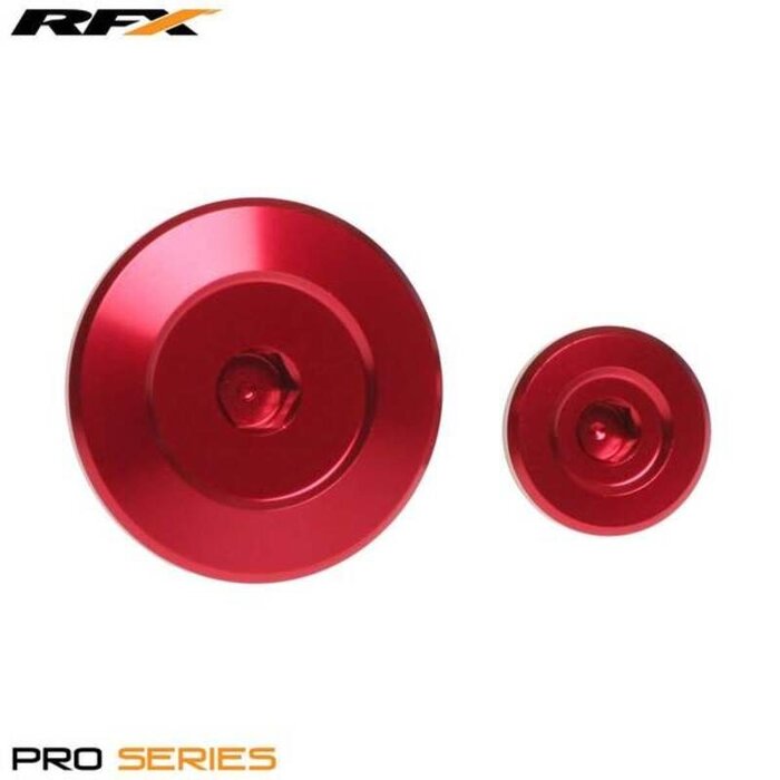 RFX RFX Pro Satz Zündungseinstellstopfen (Rot) - Yamaha YZF25/YZF450