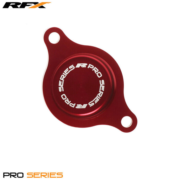 RFX RFX Pro Ölfilterdeckel (Rot) - Honda CRF450