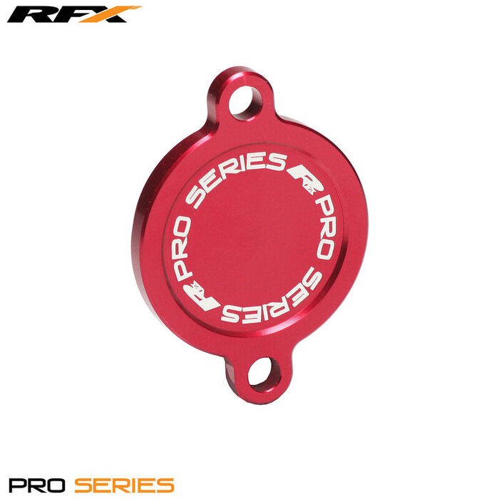 RFX RFX Pro Ölfilterdeckel (Rot) - Kawasaki KXF450