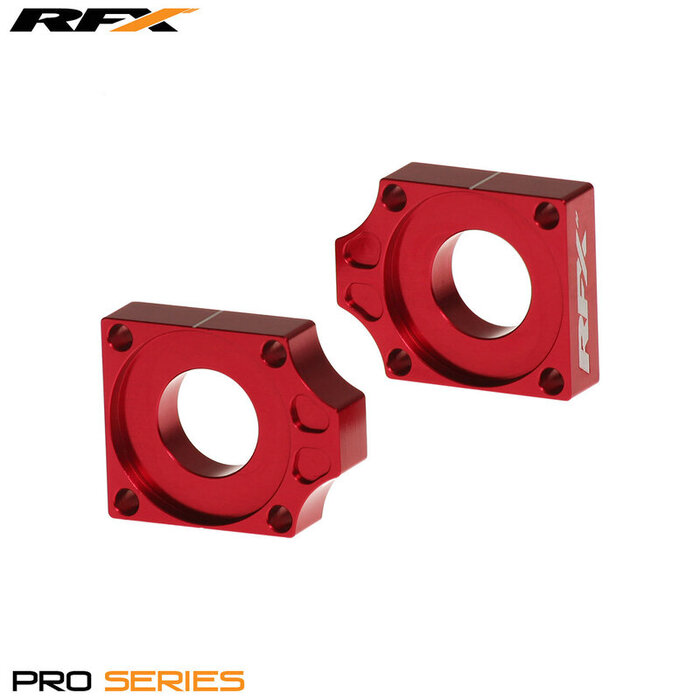 RFX RFX Pro Hinterachseinstellblöcke (Rot) - Honda CRF150