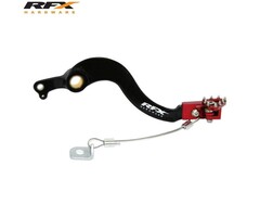 RFX RFX Pro FT Hinterradbremshebel (Schwarz/Rot) - Honda CRF250