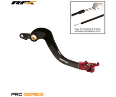 RFX RFX Pro FT Hinterradbremshebel (Schwarz/Rot) - Honda CRFX450