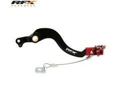 RFX RFX Pro FT Hinterradbremshebel (Schwarz/Rot) - Honda CRF450L