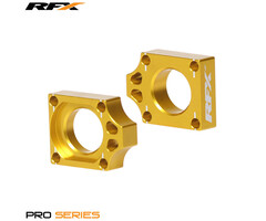 RFX RFX Pro Hinterachseinstellblöcke (Gelb) - Suzuki RMZ250/450
