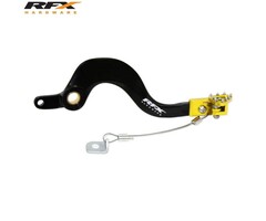RFX RFX Pro FT Bremshebel hinten (schwarz/gelb) - Suzuki RMZ250/450
