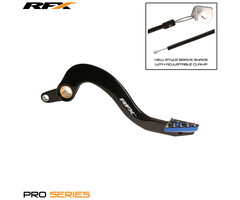 RFX RFX Pro ST Hinterradbremshebel (Harteloxiert Schwarz/Blau) - Yamaha YZF/WRF 250