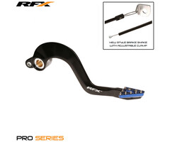 RFX RFX Pro ST Hinterradbremshebel (Harteloxiert Schwarz/Blau) - Yamaha YZ125/250