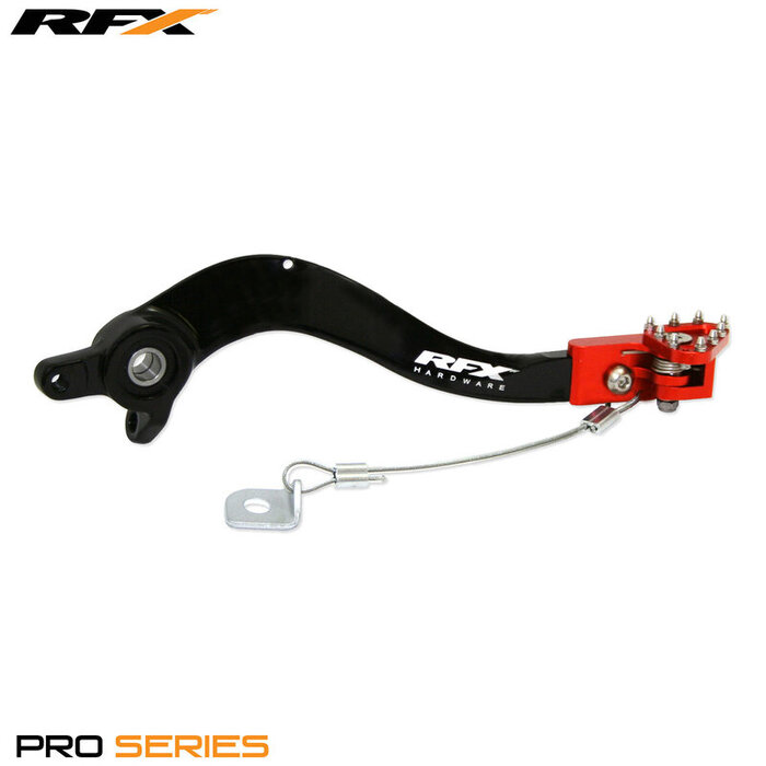 RFX RFX Pro FT Hinterradbremshebel (Schwarz/Orange)