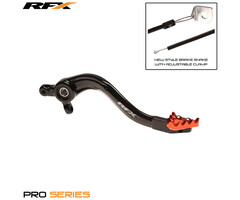 RFX RFX Pro ST Hinterradbremshebel (Harteloxiert Schwarz/Orange)