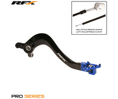 RFX RFX Pro FT Hinterradbremshebel (Schwarz/Blau) - Husqvarna TC85