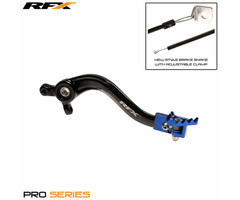 RFX RFX Pro ST Hinterradbremshebel (Schwarz/Blau) - Husqvarna TC85