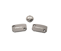 RFX RFX Pro Satz Behälterabdeckung (Mineralgrau) - KTM SX/SXF (Brembo Bremsen und Kupplung)