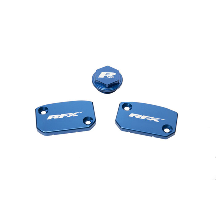 RFX RFX Pro Satz Behälterabdeckung (Blau) (Brembo Bremsen und Kupplung)