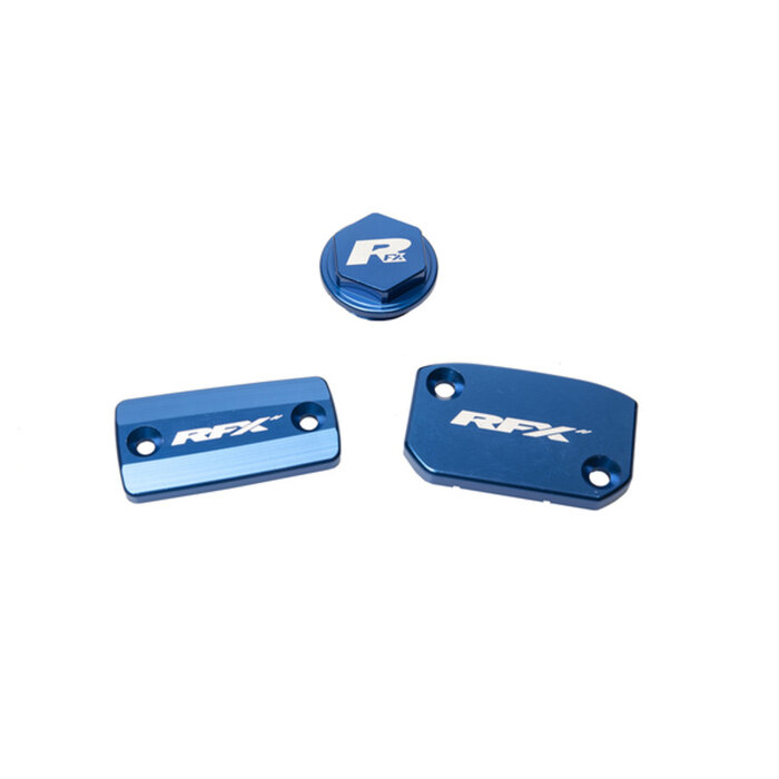 RFX RFX Pro Satz Behälterabdeckung (Blau) (Brembo-Bremsen und Magura-Kupplung)