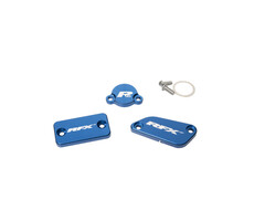 RFX RFX Pro Satz Behälterabdeckung (Blau) - KTM SX65/85 (Brembo Bremsen und Magura Kupplung)