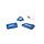 RFX Pro Satz Behälterabdeckung (Blau) - KTM SX65/85 (Brembo Bremsen und Magura Kupplung)