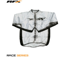 RFX RFX Sport Regenjacke (Transparent/Schwarz) Größe Jugend Größe S (6-8)