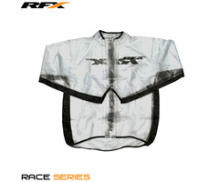 RFX RFX Sport Regenjacke (Transparent/Schwarz) Größe Jugend Größe M (8-10)