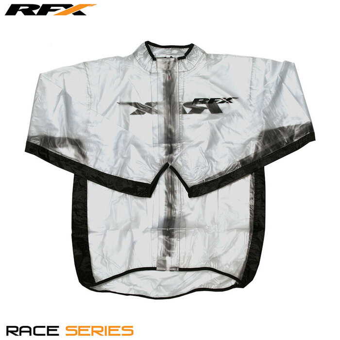 RFX RFX Sport Regenjacke (Transparent/Schwarz) Erwachsene Größe XS