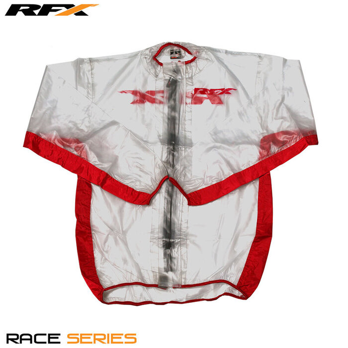 RFX RFX Sport Regenjacke (Transparent/Rot) Erwachsene Größe M