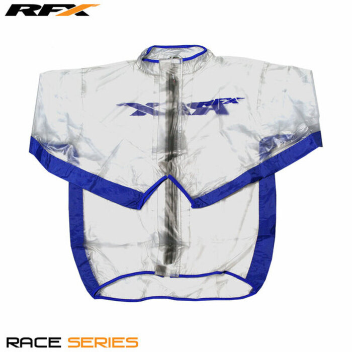 RFX RFX Sport Regenjacke (Transparent/Blue) Erwachsene Größe L