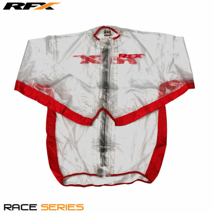 RFX RFX Sport Regenjacke (Transparent/Rot) Erwachsene Größe L