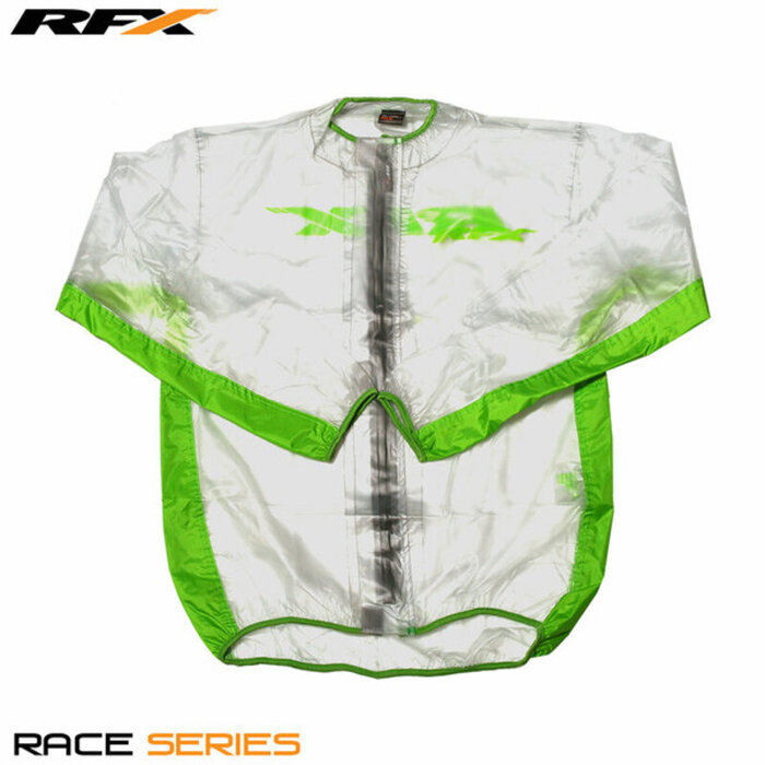 RFX RFX Sport Regenjacke (Transparent/Green) Erwachsene Größe XL