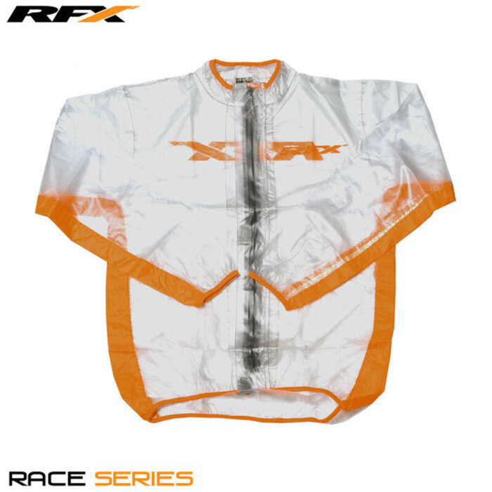 RFX RFX Sport Regenjacke (Transparent/Orange) Erwachsene Größe 3XL