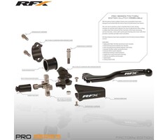 RFX RFX Pro Ersatz Kupplungsbaugruppe Edelstahl-Schraubensatz M4x8 2 Stk. (für Stiefel)