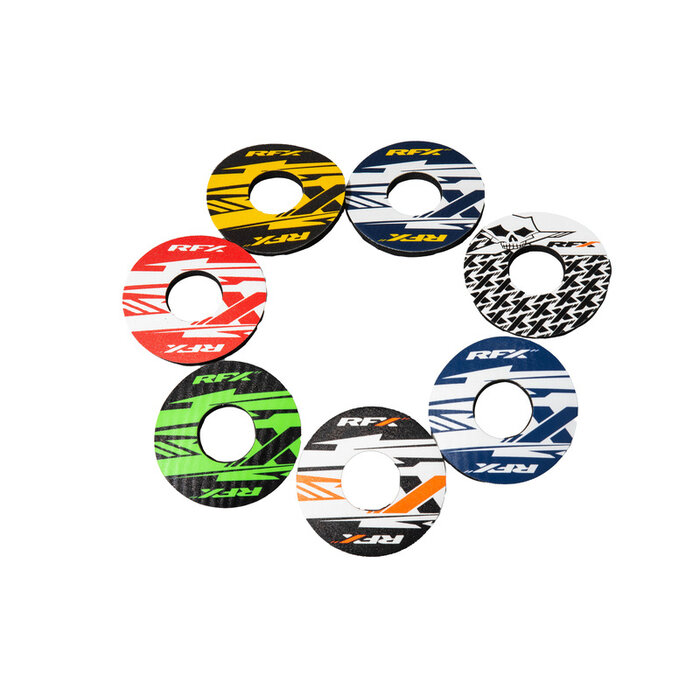 RFX RFX Sport Griffscheiben (X Blau/Gelb) Paar