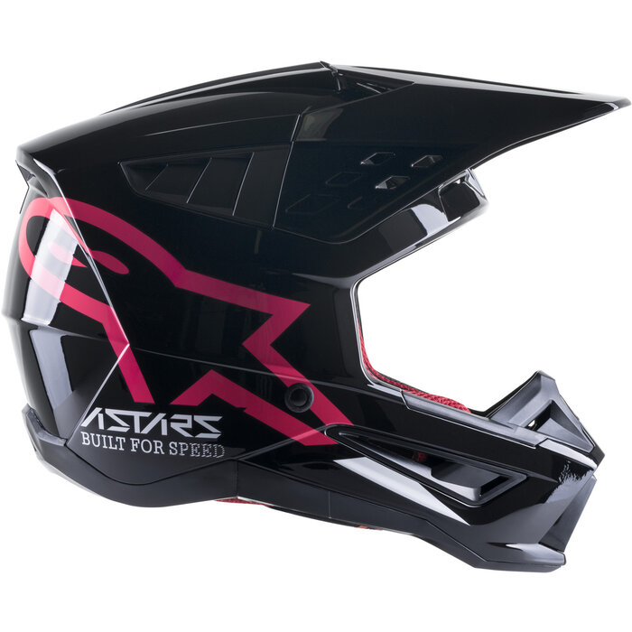 Alpinestars SM5 Corp Motocross Helm schwarz pink