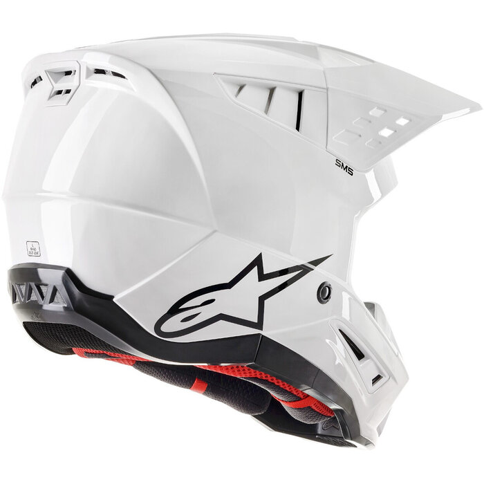 Alpinestars S-M5 Solid Motocross Helm weiss