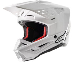 Alpinestars SM5 Solid Motocross Helm weiss