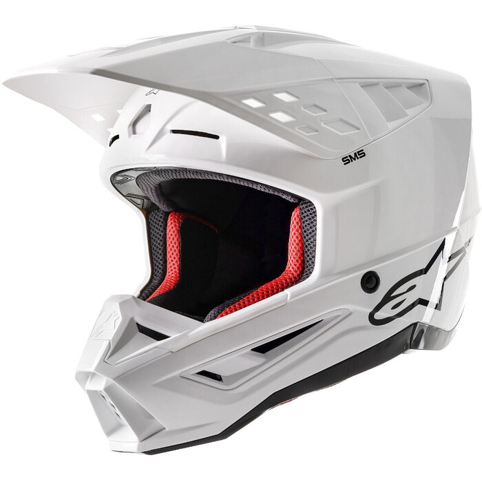 Alpinestars SM5 Solid Motocross Helm weiss