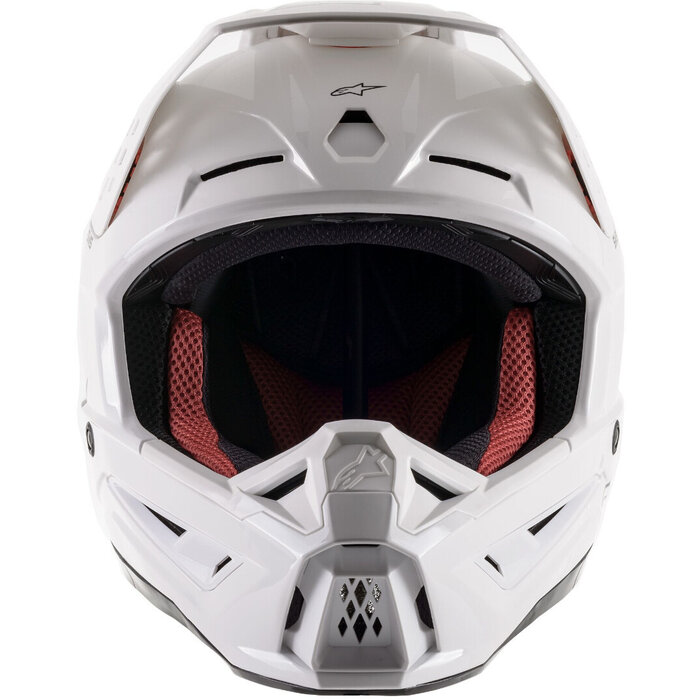 Alpinestars S-M5 Solid Motocross Helm weiss