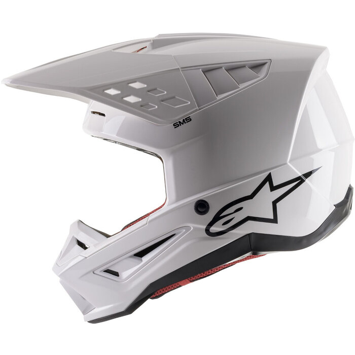 Alpinestars S-M5 Solid Motocross Helm weiss