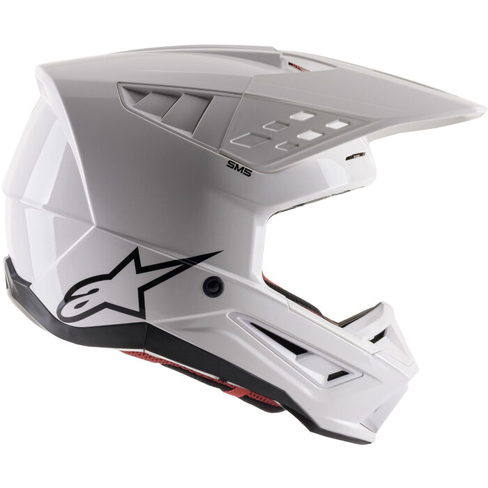 Alpinestars SM5 Solid Motocross Helm weiss