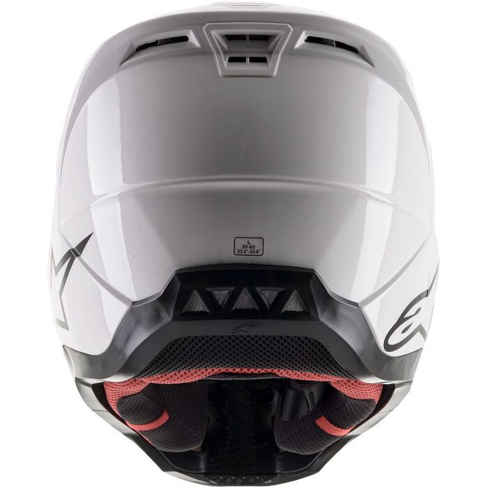 Alpinestars SM5 Solid Motocross Helm weiss