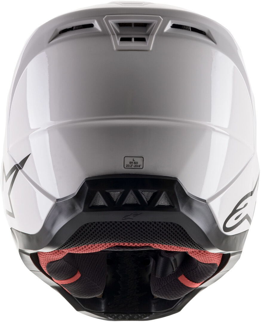 Alpinestars SM5 Solid Motocross Helm weiss