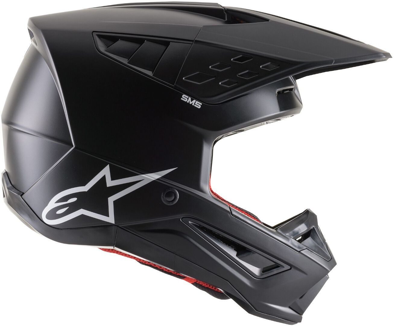 Alpinestars SM5 Solid Motocross Helm schwarz matt
