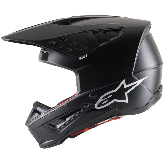 Alpinestars S-M5 Solid Motocross Helm schwarz matt