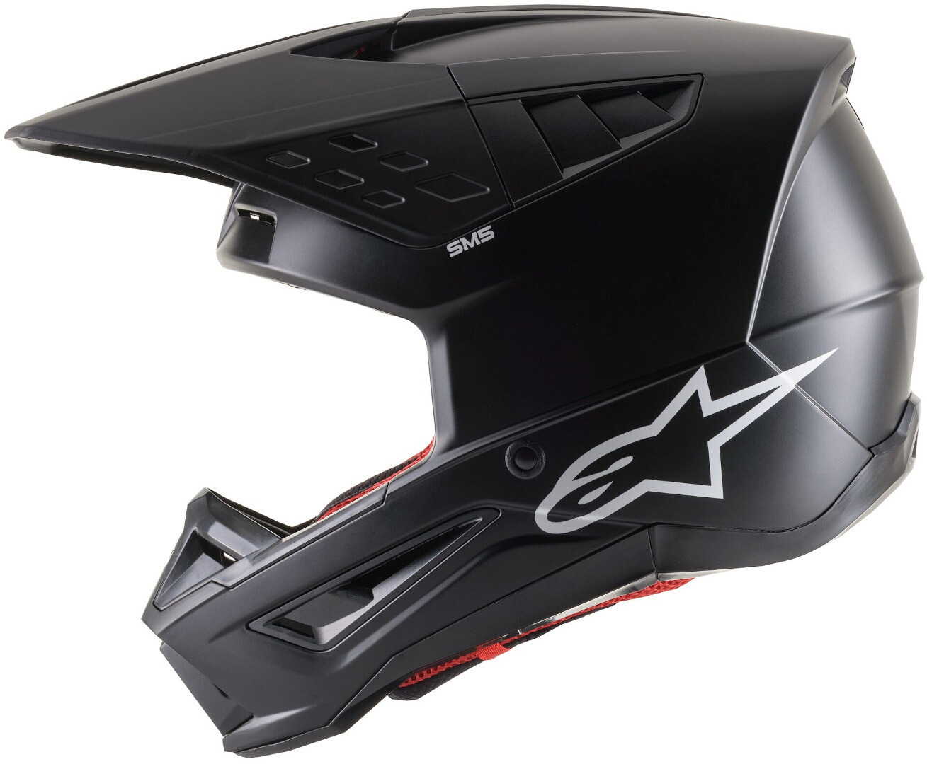 Alpinestars SM5 Solid Motocross Helm schwarz matt