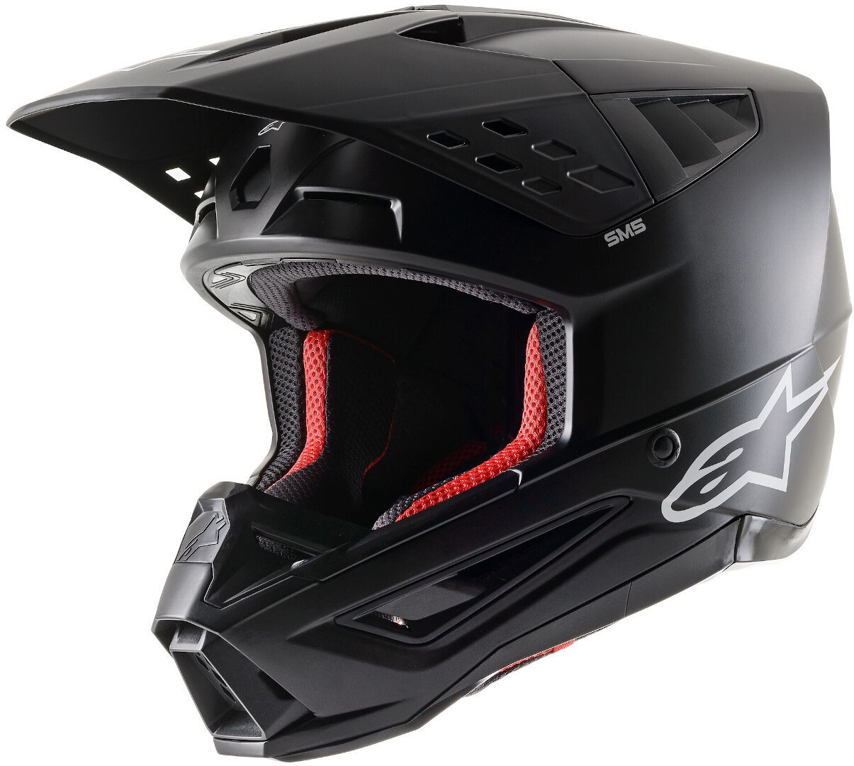 Alpinestars SM5 Solid Motocross Helm schwarz matt