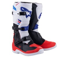 Alpinestars Stiefel Tech 3 weiss rot dunkelblau