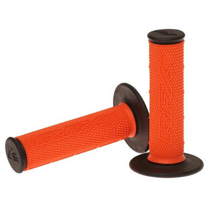 RFX RFX Pro Zwei Komponenten Griffe Schwarz Enden (Orange/Schwarz) Paar