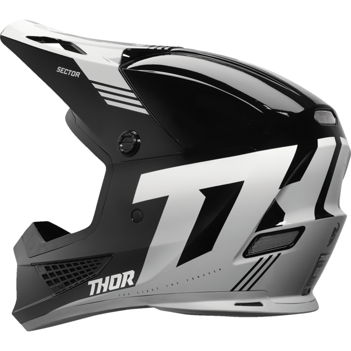 Thor Helm Sector 2 schwarz weiss