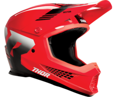 Thor Helm Sector 2 rot weiss schwarz
