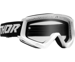 Thor Kinder Jugend Combat Racer Brille weiss schwarz
