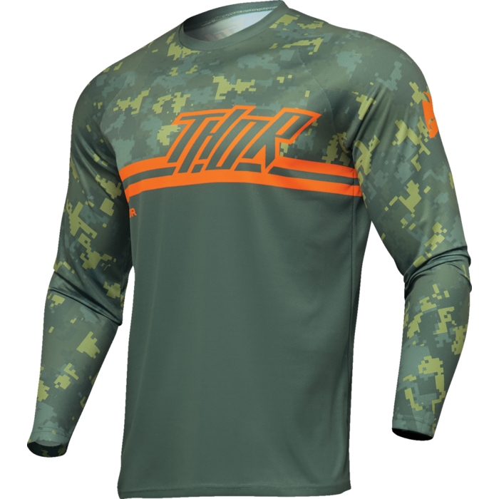 Thor Sector DIGI Jersey grün camo