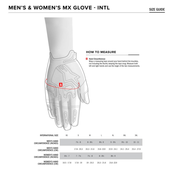 Alpinestars Full Bore Gloves Handschuhe schwarz weiss